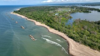 Presque Isle Areal Beach.